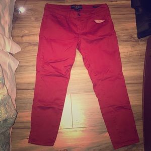 Lucky brand red jeans